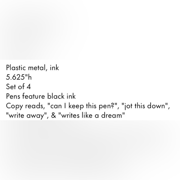 ๐ Kate Spade Write Away Felt Tip Pen Set - Picture 6 of 6